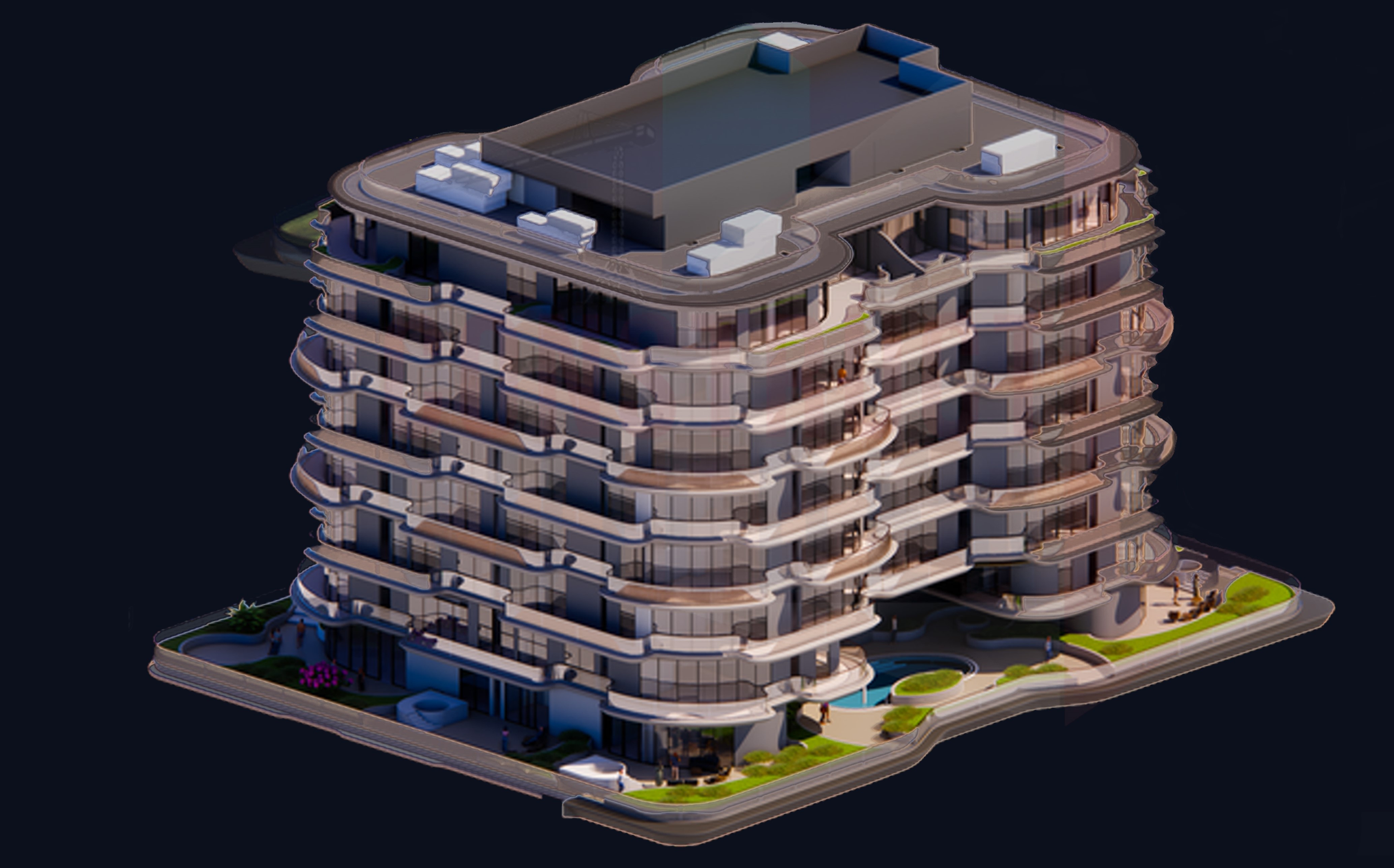 BIM documentation — multi-zonal Kitchen Design plan